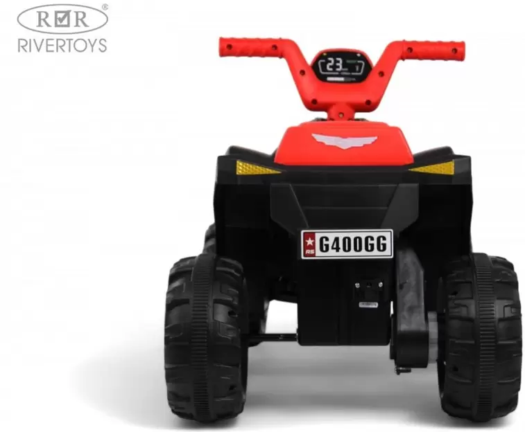 Детский электроквадроцикл RiverToys G400GG (красный) фото