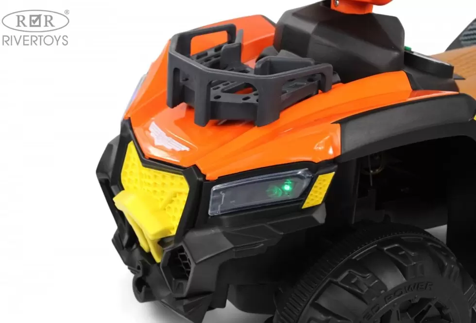 Детский электроквадроцикл RiverToys G400GG (оранжевый) фото