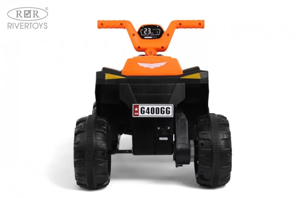 Детский электроквадроцикл RiverToys G400GG (оранжевый) фото