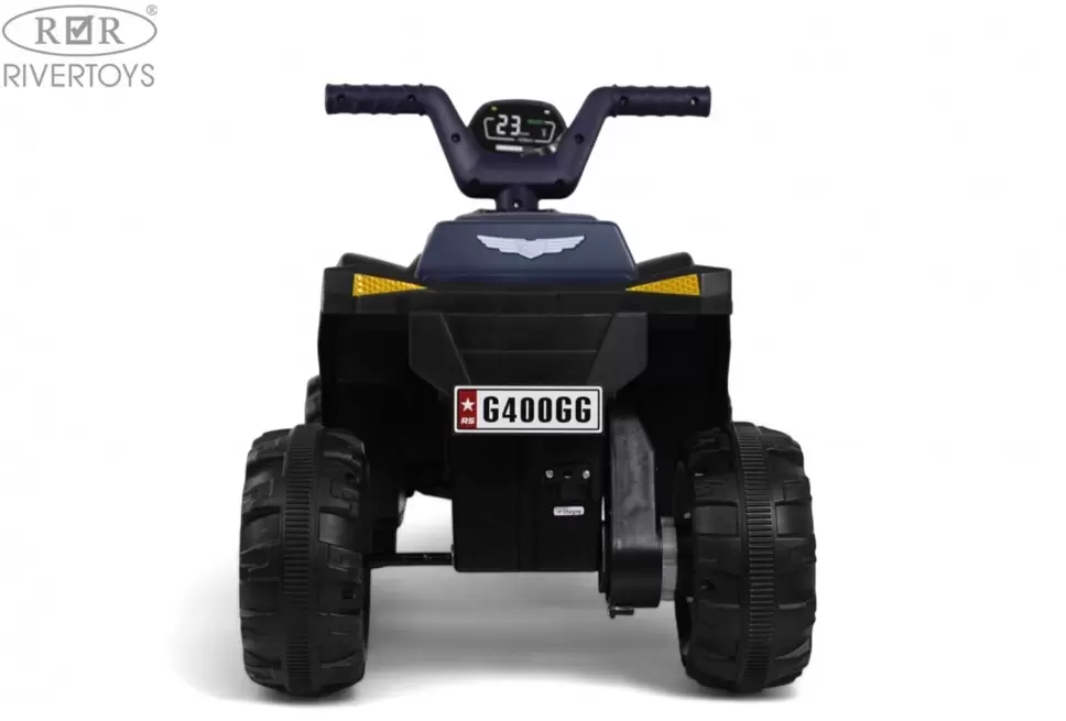 Детский электроквадроцикл RiverToys G400GG (синий) фото
