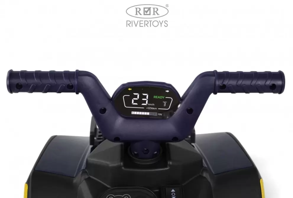 Детский электроквадроцикл RiverToys G400GG (синий) фото