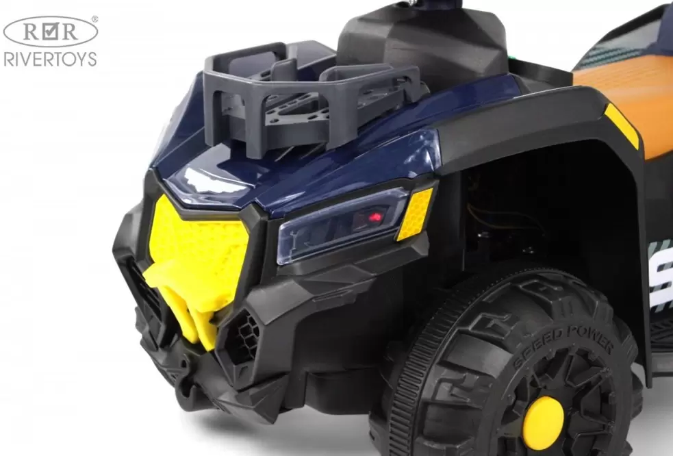 Детский электроквадроцикл RiverToys G400GG (синий) фото