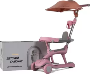 Самокат-беговел RiverToys HB-111-A (розовый) фото
