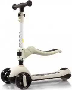 Трехколесный самокат RiverToys HB-818S (коричневый)