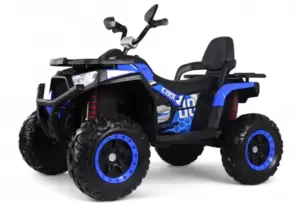 Детский электроквадроцикл RiverToys К001АМ 4WD (синий) фото