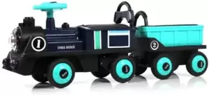 Детский электромобиль RiverToys K008AM (синий) фото