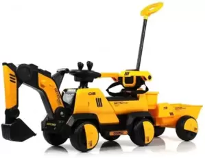 Детский электромобиль RiverToys K009AM (желтый) фото