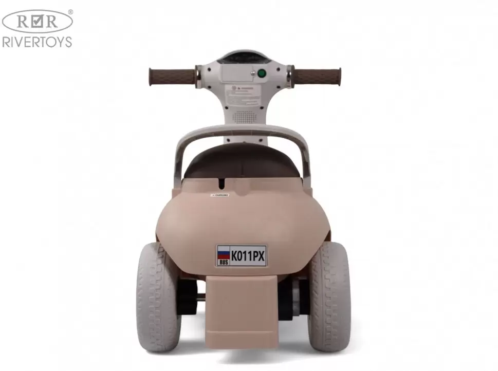 Детский электроскутер RiverToys K011PX (розовый) фото