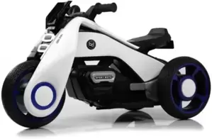 Детский электротрицикл RiverToys K333PX (белый) фото