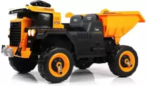 Детский электромобиль RiverToys K555PХ (оранжевый) фото