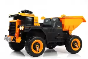 Детский электромобиль RiverToys K555PX (оранжевый)