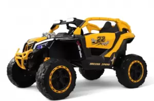 Детский электромобиль RiverToys K707AM-A (желтый) фото