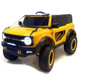 Детский электромобиль RiverToys K999AM (желтый) фото