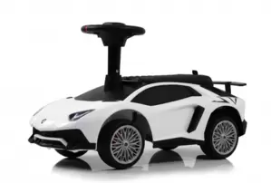 Детский толокар RiverToys Lamborghini Aventador SV M555MM-D (белый) фото