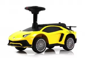 Детский толокар RiverToys Lamborghini Aventador SV M555MM-D (жёлтый) фото