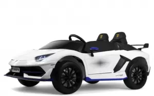 Детский электромобиль RiverToys Lamborghini K999PX (белый) фото