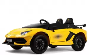 Детский электромобиль RiverToys Lamborghini K999PX (желтый) фото