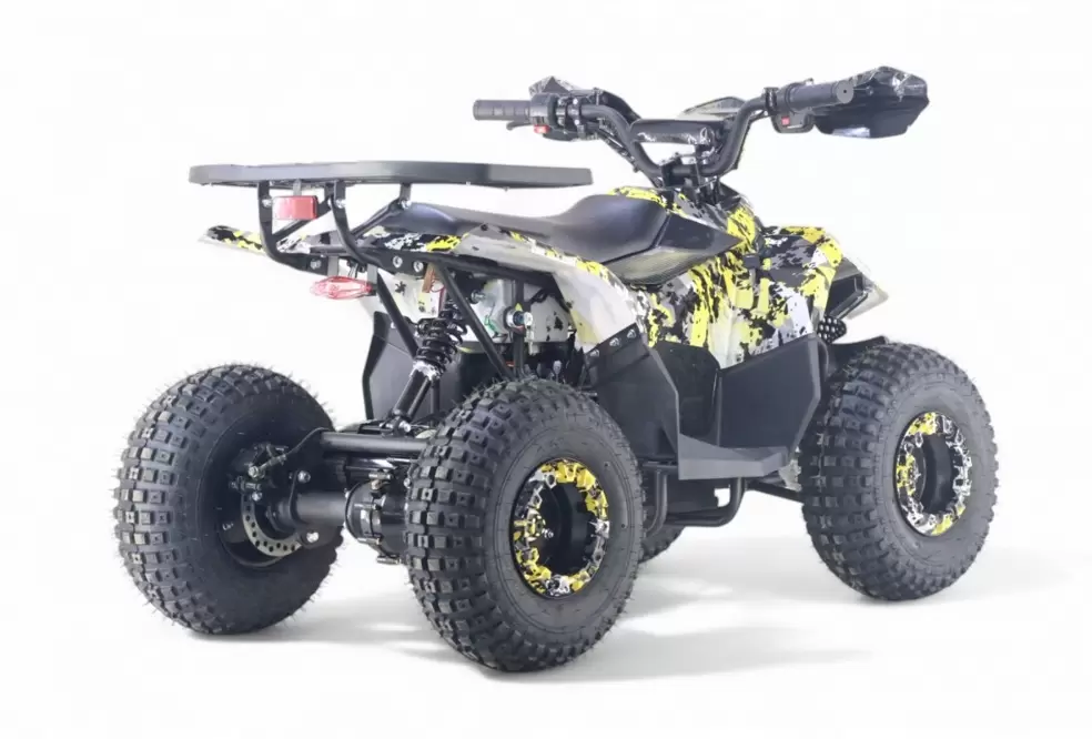 Детский электроквадроцикл RiverToys LEON 48V (желтый Special) фото