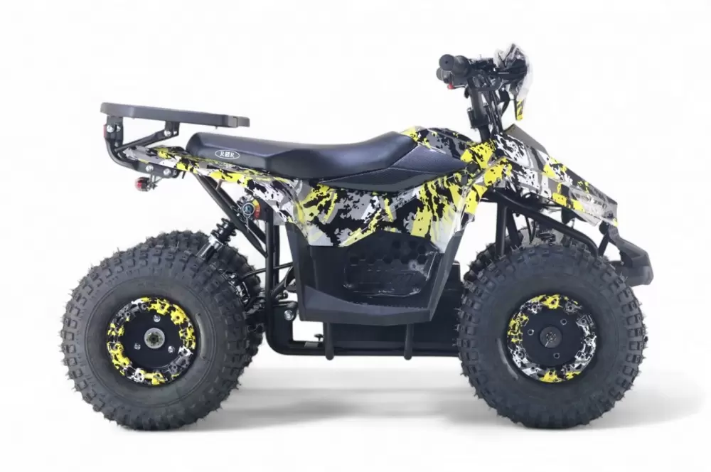 Детский электроквадроцикл RiverToys LEON 48V (желтый Special) фото