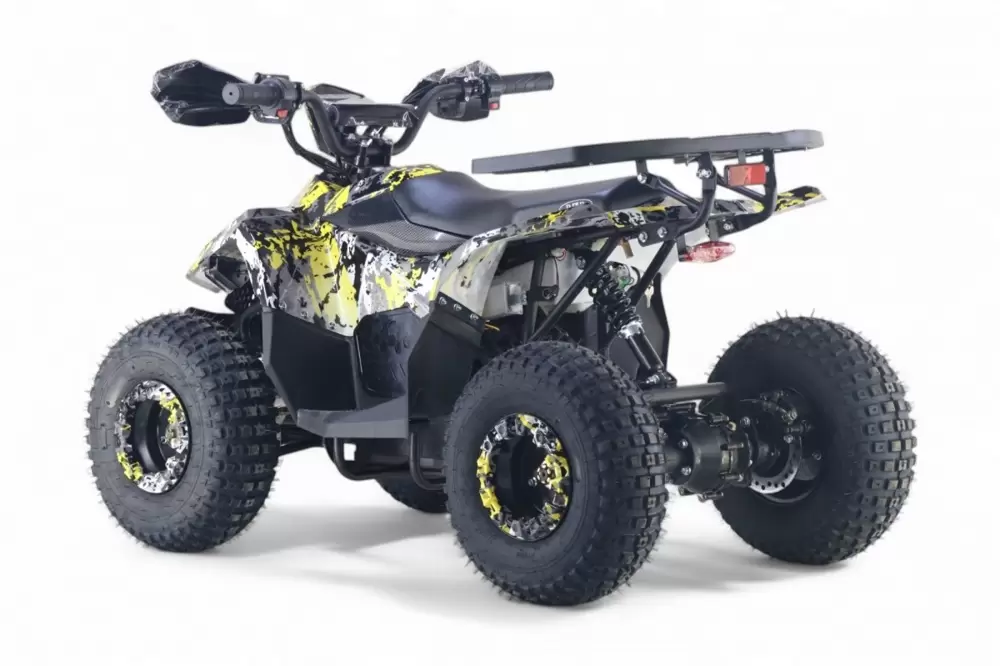 Детский электроквадроцикл RiverToys LEON 48V (желтый Special) фото