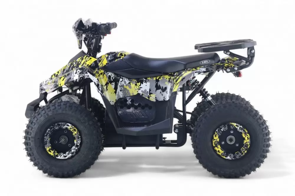 Детский электроквадроцикл RiverToys LEON 48V (желтый Special) фото