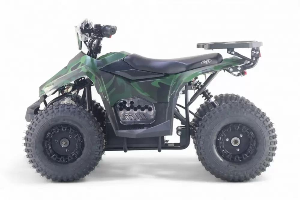 Детский электроквадроцикл RiverToys LEON 48V (зеленый камуфляж) фото