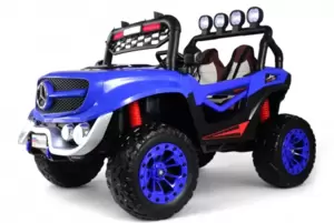 Детский электромобиль RiverToys М999БХ Mercedes (синий)