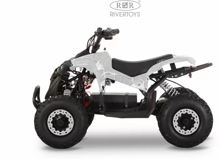 Детский электроквадроцикл RiverToys MARK (белый Special) фото