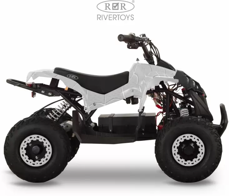 Детский электроквадроцикл RiverToys MARK (белый Special) фото