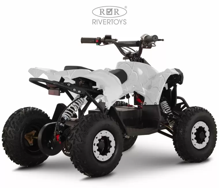 Детский электроквадроцикл RiverToys MARK (белый Special) фото