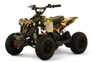 Детский электроквадроцикл RiverToys MARK (желтый камуфляж) фото