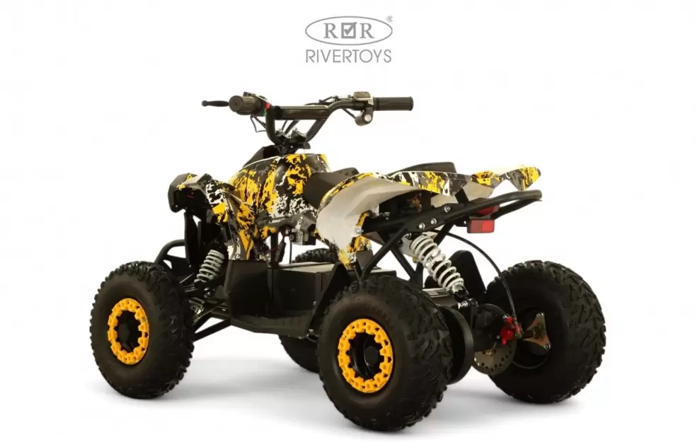 Детский электроквадроцикл RiverToys MARK (желтый Special) фото