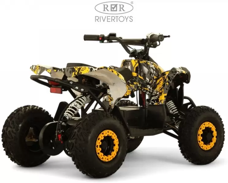 Детский электроквадроцикл RiverToys MARK (желтый Special) фото