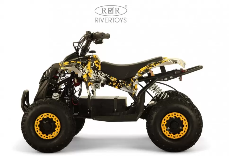 Детский электроквадроцикл RiverToys MARK (желтый Special) фото