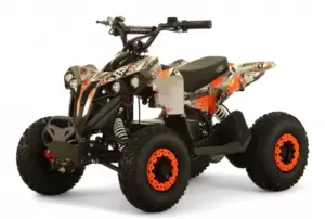 Детский электроквадроцикл RiverToys MARK (оранжевый) фото