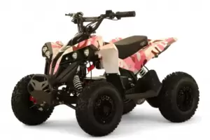 Детский электроквадроцикл RiverToys MARK (розовый камуфляж) фото