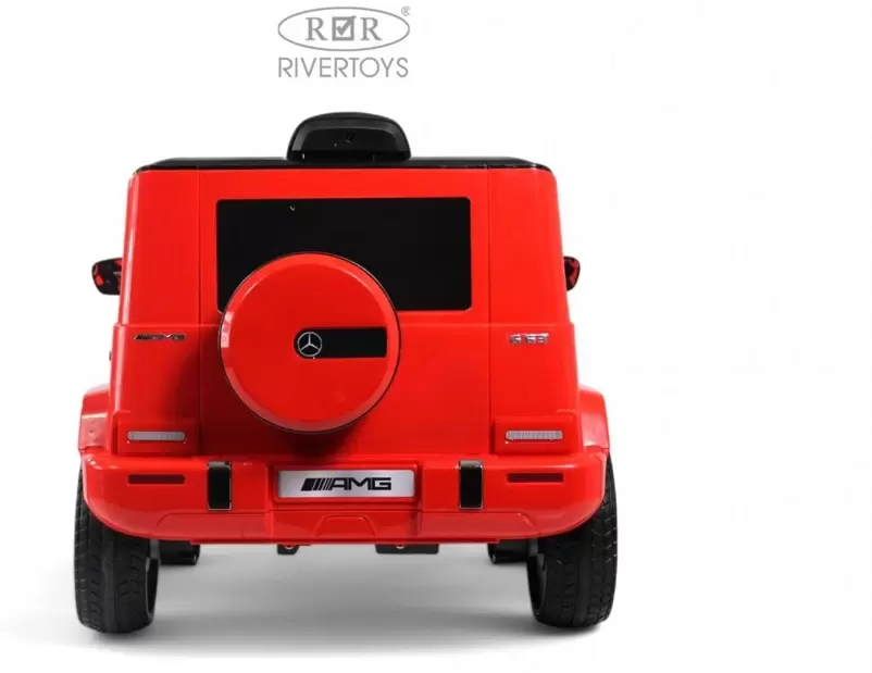 Детский электромобиль RiverToys Mercedes-AMG G63 4WD G333GG (красный) фото
