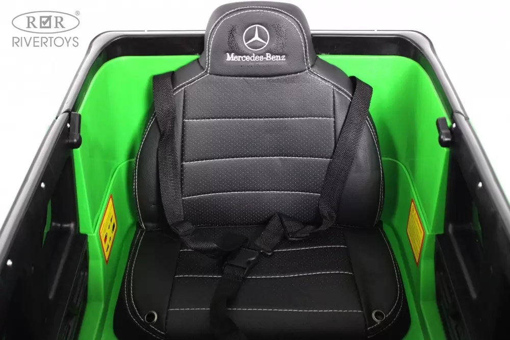 Детский электромобиль RiverToys Mercedes-AMG G63 4WD G333GG (зеленый) фото