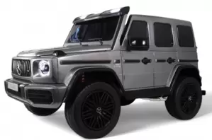 Детский электромобиль RiverToys Mercedes Benz G63 Y777YY (серый глянец) фото