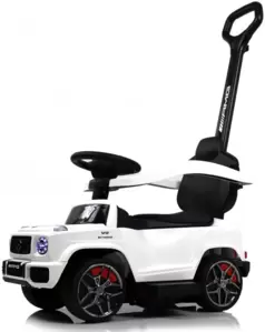 Детский толокар River Toys Mercedes-Benz G63 Z001ZZ-B (белый бриллиант) фото