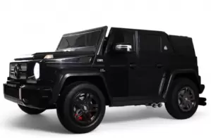Детский электромобиль RiverToys Mercedes-Maybach G650 Landaulet M999MM (черный)