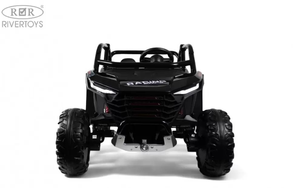 Детский электромобиль багги RiverToys P777BP (черный глянец) фото