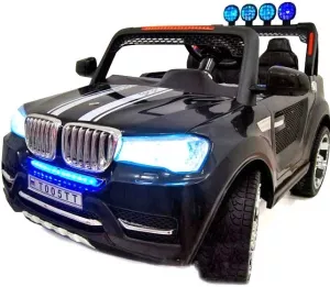 Детский электромобиль RiverToys T005TT 4WD (черный) фото