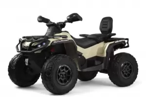 Детский электроквадроцикл RiverToys Y888YY BRP Can-Am Outlander (чёрный) фото