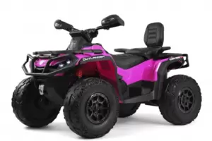 Детский электроквадроцикл RiverToys Y888YY BRP Can-Am Outlander (розовый)