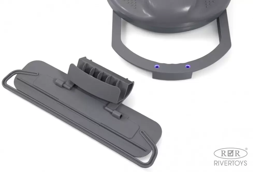 Детский электромобиль RiverToys Y-01 (серый) фото