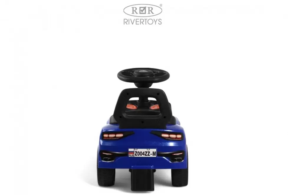 Детский толокар RiverToys Z004ZZ-M (серый) фото