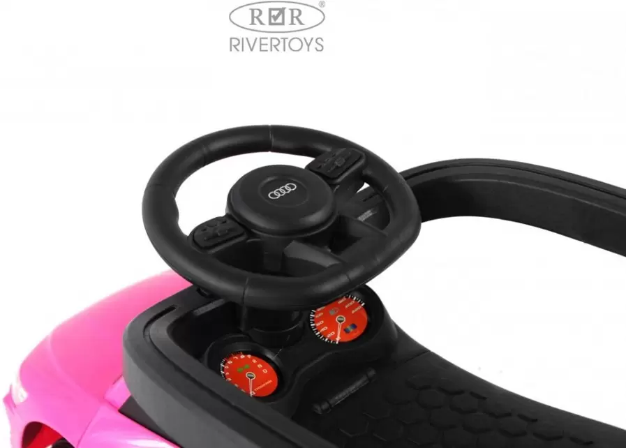 Детский толокар RiverToys Z005ZZ-A (розовый) фото