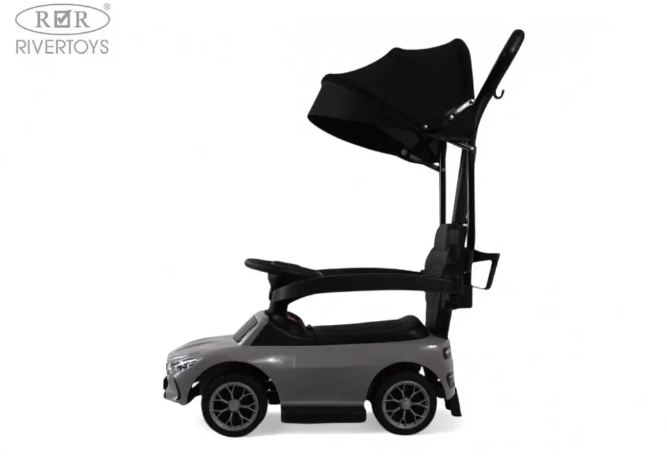 Детский толокар RiverToys Z005ZZ-M (серый) фото