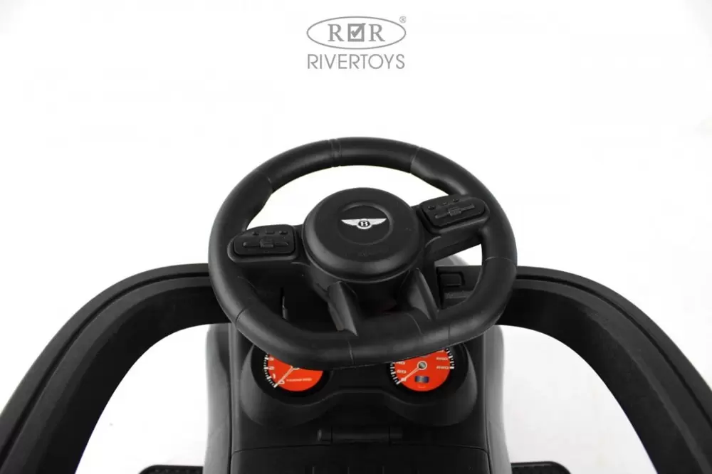 Детский толокар RiverToys Z005ZZ-T (серый) фото